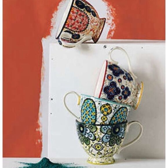 Anthropologie Kebaya Mug / New No Box - Picture 2 of 7